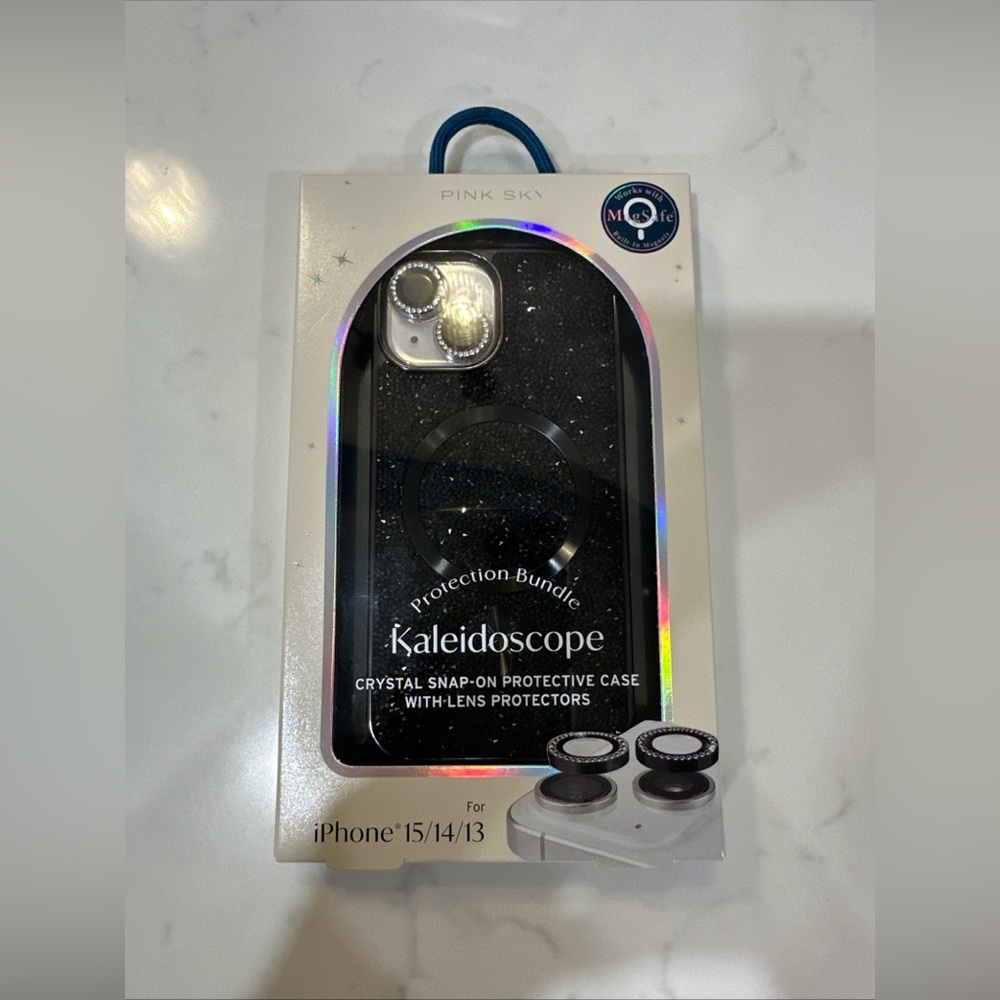 Black Protective Case for iPhone 15/14/13